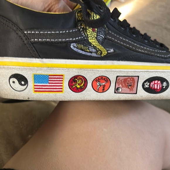Vans Black and Yellow Cobra Sneakers - Picture 5 of 5